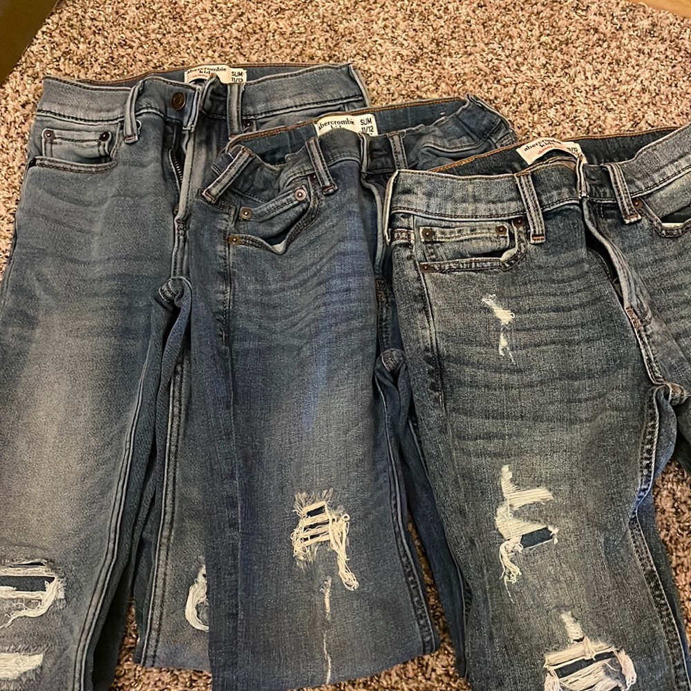 Abercrombie boys slim 11/12.